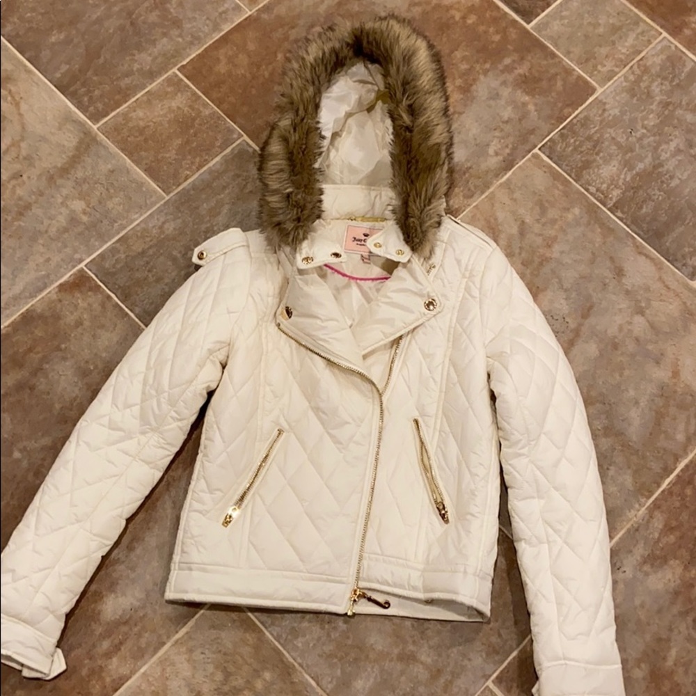 Juicy couture cropped jacket.